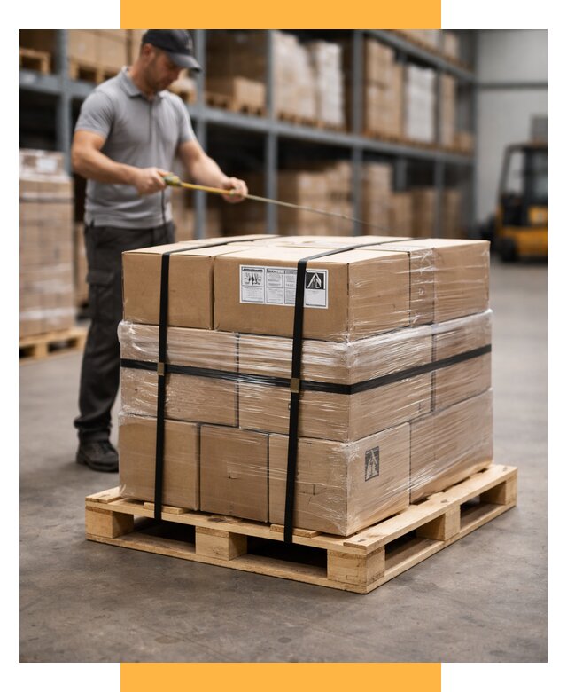 Упаковка и паллетирование грузов от 3541 р. | СетСервис-Брн