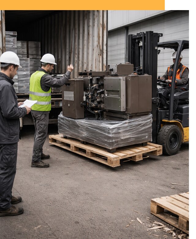 Доставка промышленного оборудования из Европы от 45522