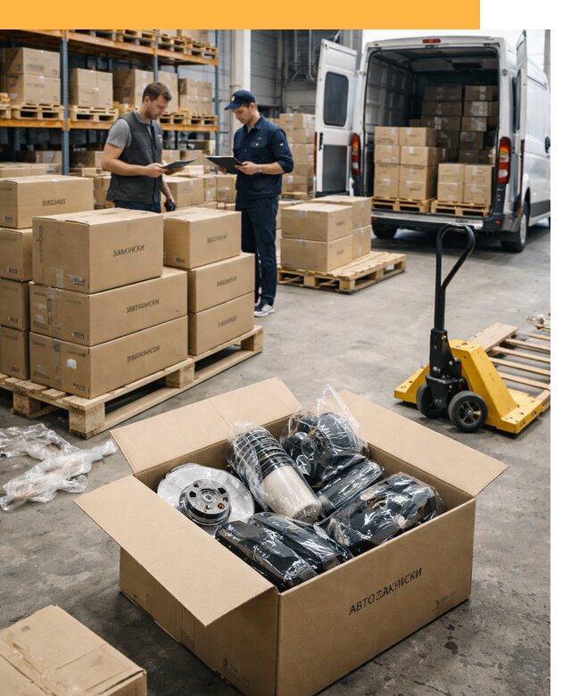 Доставка автозапчастей из Европы от 12645 руб быстро и надёжно