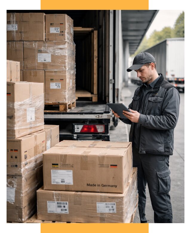 Доставка грузов из Германии от 45522 р. быстро - СетСервис-Брн