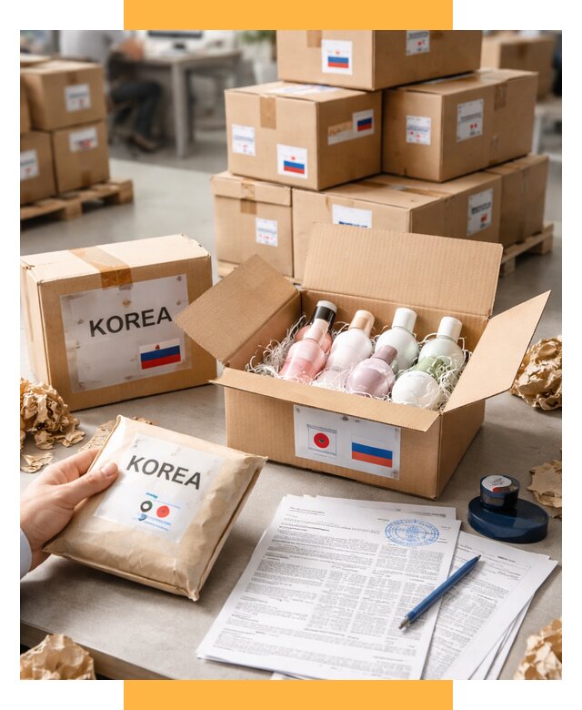 Доставка косметики из Кореи от 8599 р. под ключ | СетСервис-Брн