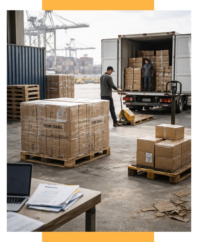 Доставка грузов из Израиля от 15174 р., логистика от СетСервис-Брн