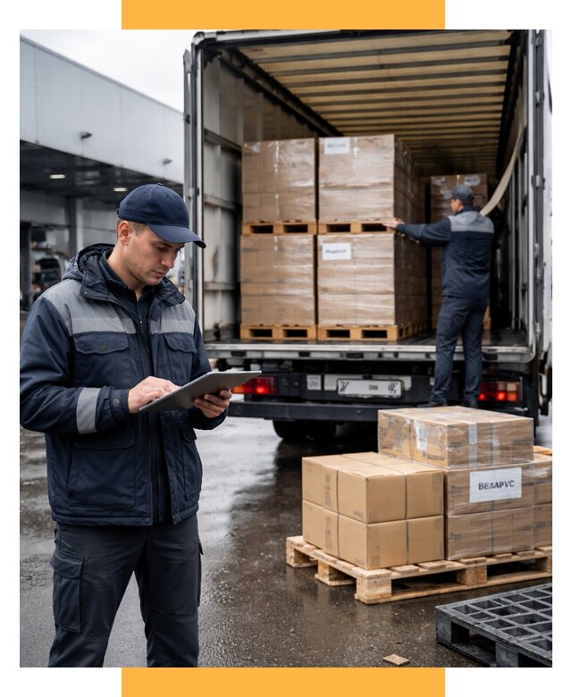 Доставка грузов из Беларуси от 15174 р. логистика СетСервис-Брн