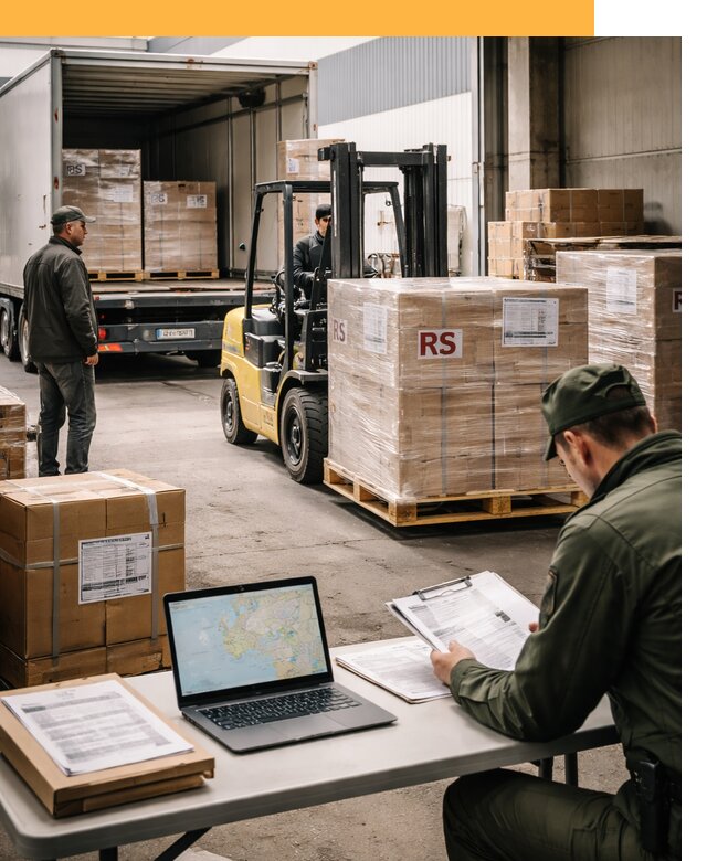 Доставка грузов в Сербию от 45522 руб, международные перевозки