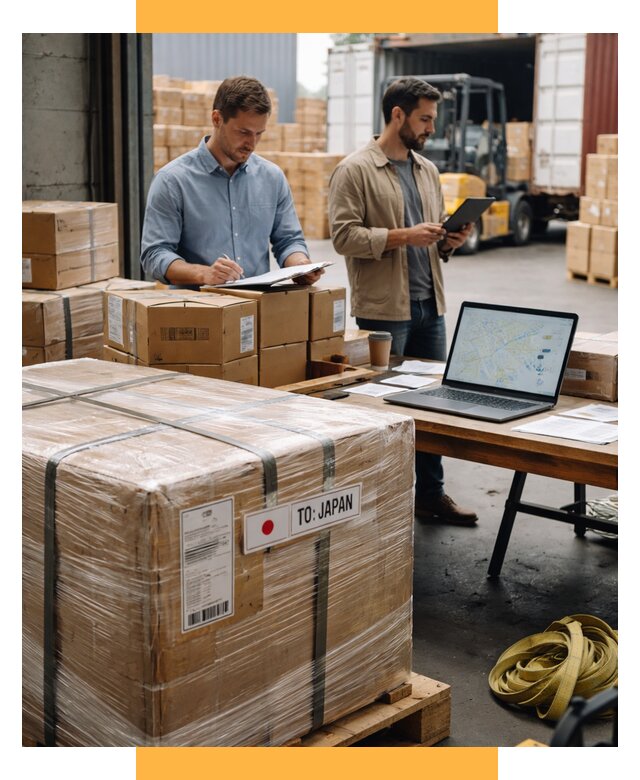 Доставка грузов в Японию от 25290 р., логистика СетСервис-Брн