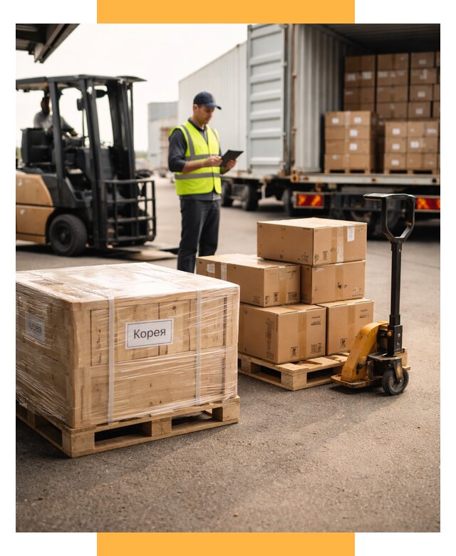 Доставка грузов в Корею из России от 35406 р. | СетСервис-Брн