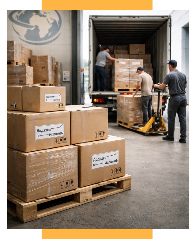 Доставка грузов в Израиль и экспорт от 45522 р. СетСервис-Брн