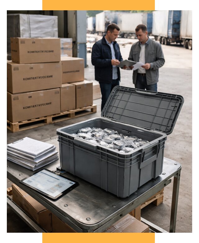 Перевозка комплектующих из Китая от 6575 р. | СетСервис-Брн