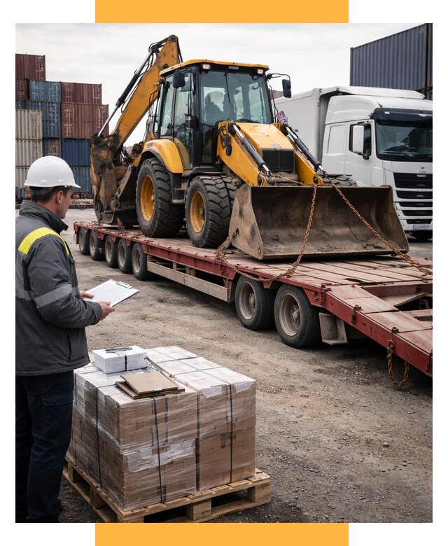 Международная перевозка спецтехники от 45522 р., СетСервис-Брн