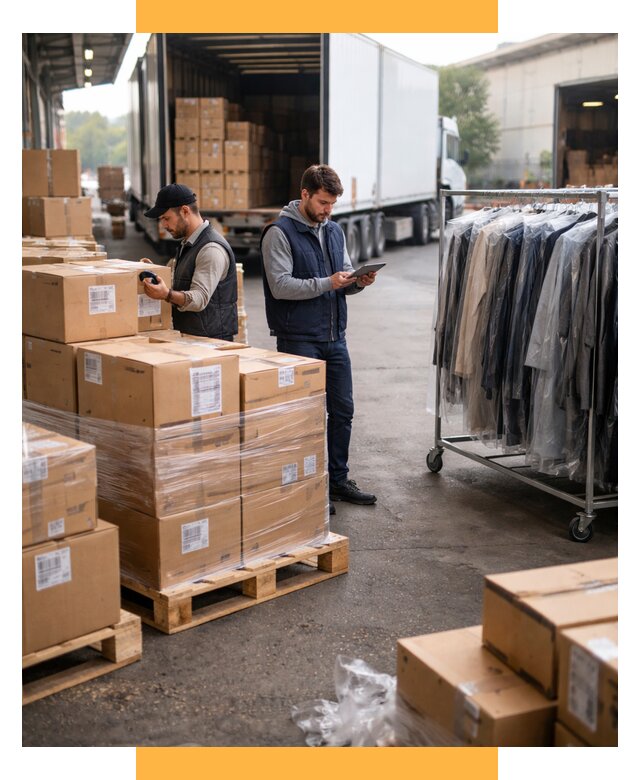 Перевозка и доставка одежды из Китая от 7587 р., СетСервис-Брн