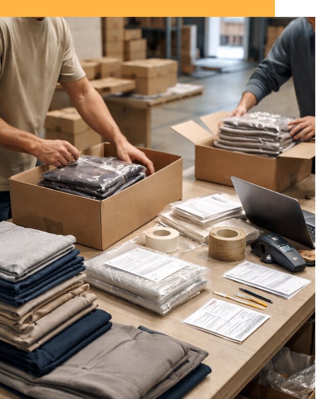 Перевозка одежды по миру от 7587 руб. с таможенным оформлением