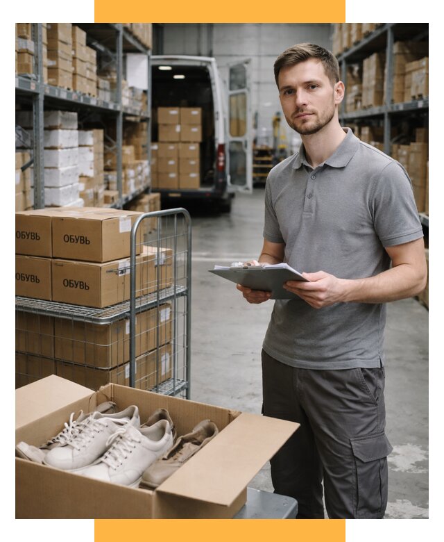 Доставка обуви из Китая и Турции от 4552 р. СетСервис-Брн