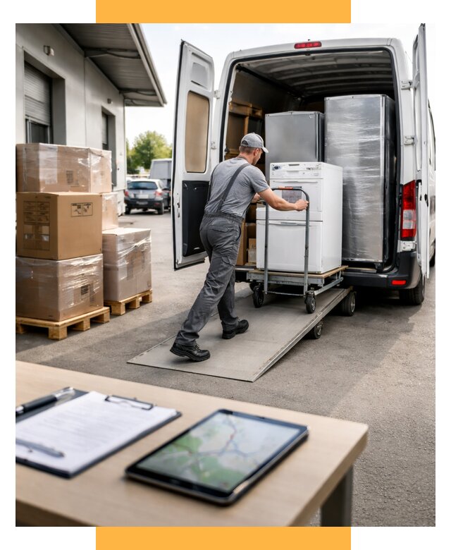 Перевозка бытовой техники от 6575 р. - логистика СетСервис-Брн