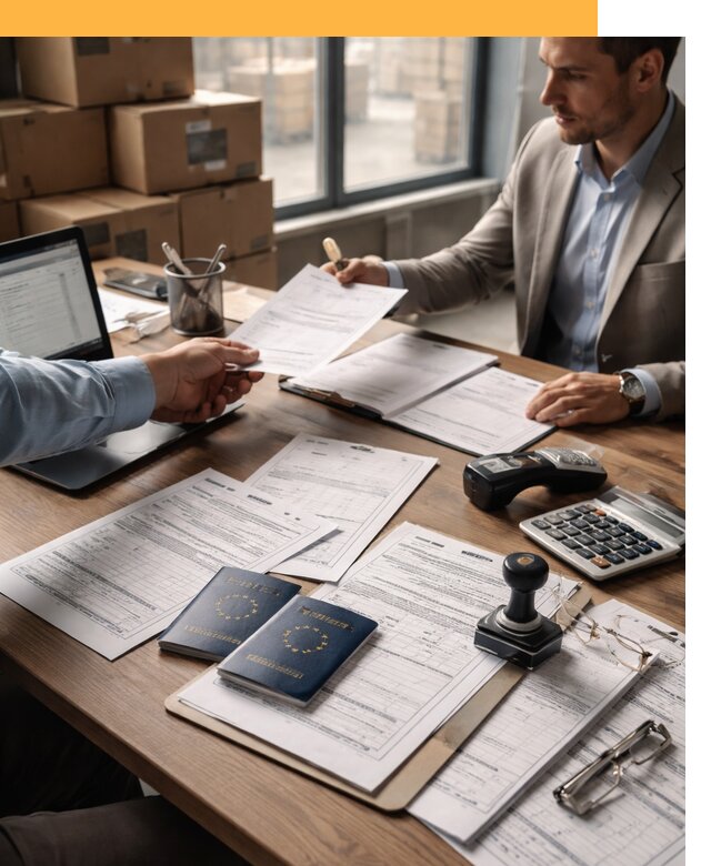 Таможенное оформление грузов из Европы от 8599 руб