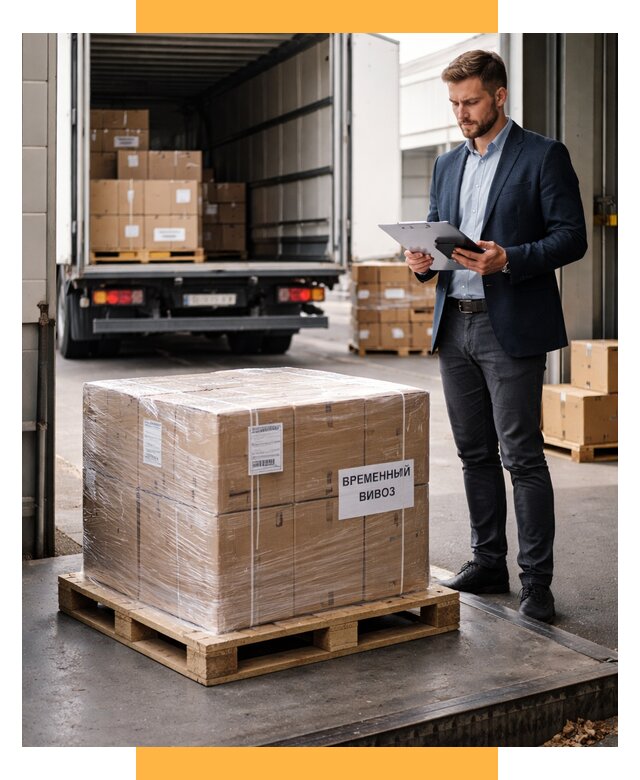 Временный вывоз товаров под ключ от 8093 р. | СетСервис-Брн