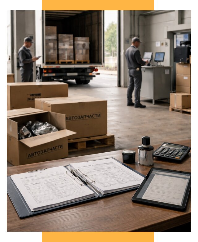 Таможенное оформление автозапчастей под ключ от 8599 р., СетСервис-Брн