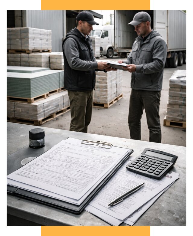 Таможенное оформление стройматериалов от 8599 р. | СетСервис-Брн