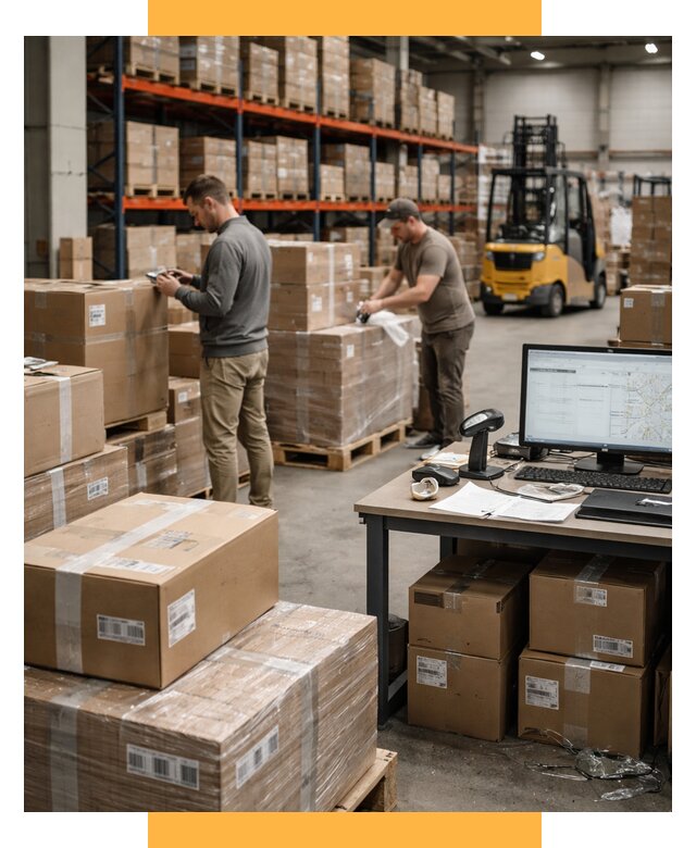 Склад консолидации в Европе от 6575 р., услуги СетСервис-Брн